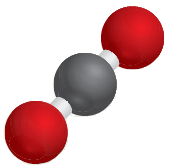 جزيء ثاني أكسيد الكربون جزيء ثاني أكسيد الكربون